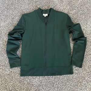 AG Adriano Goldschmied Green Bomber Jacket
